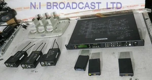 RTS radiocom btr800 unit with 3x tr800 beltpacks + charger - Picture 1 of 22