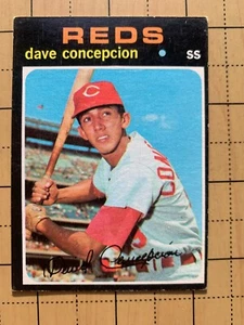 1971 TOPPS BASEBALL DAVE CONCEPCION #14 - Rookie! - Picture 1 of 2