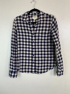 Denim & Supply Ralph Lauren RL Tomboy Plaid Button Up Long Sleeve Top size Small - Picture 1 of 13