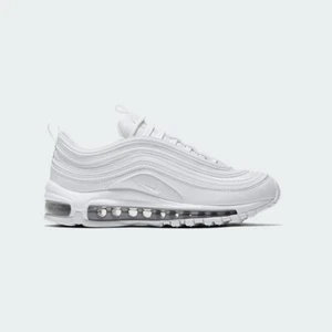 Talla UK 5.5 (GS) - Nike Air Max 97 Bajo Blanco Metálico Plateado 921522 104 - Imagen 1 de 6
