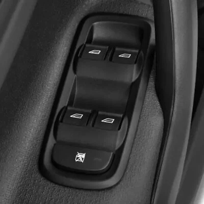 Power Window Switch for Ford Fiesta 2014-2019 D2BT-14A132-AA Left Side Black Car - Image 1 of 4
