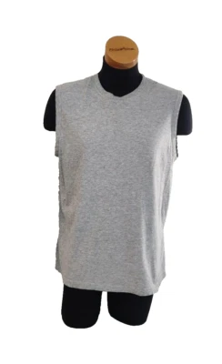 Camiseta sin mangas grande vintage Pony para hombre camiseta gris musculosa bro puntada única Foto 1 de 4