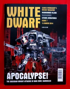 White Dwarf Weekly 7 March 15, 2014 Magazine Apocalypse Obsidian Knight - Picture 1 of 5
