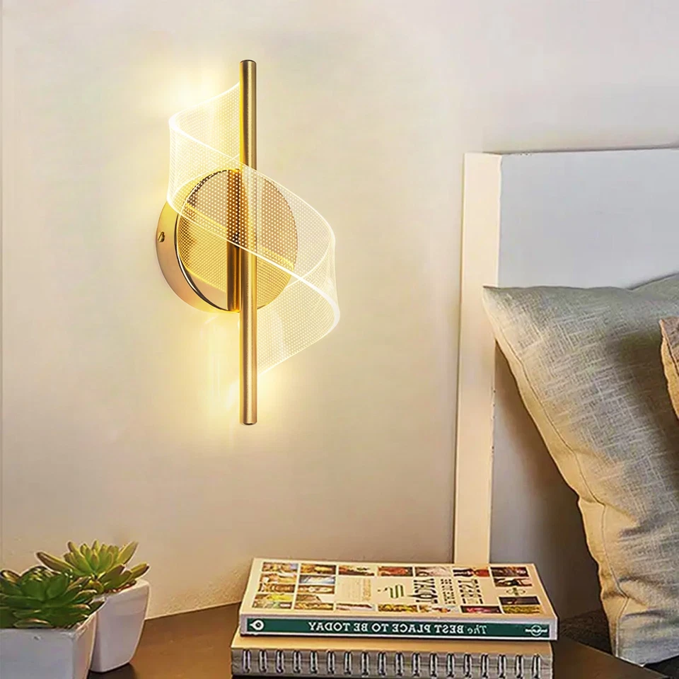 Modern LED Wall Lamps Sconce Wall Lights for Bedroom Living Room Hallway Bedroom - Image 1 of 4