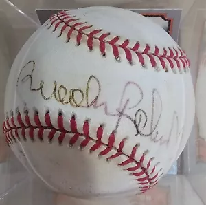 Brooks Robinson Autographed Baseball w/Card - Picture 1 of 5