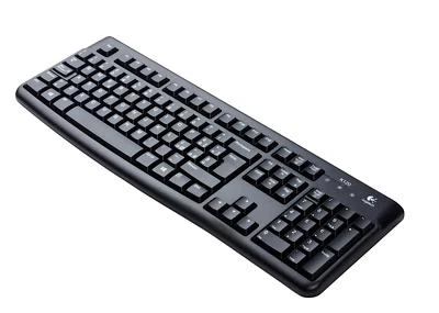 Logitech Deluxe K120 Keyboard, USB - Black (Italiano) 920-02517 - scatola avana - Immagine 1 di 3