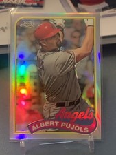 ALBERT PUJOLS 2014 Topps Chrome 1989 Insert REFRACTOR #89TC-AP Cardinals HOF
