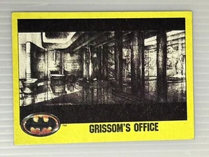 Grissom's Office #168 1989 Topps Batman Serie 2 - Imagen 1 de 2
