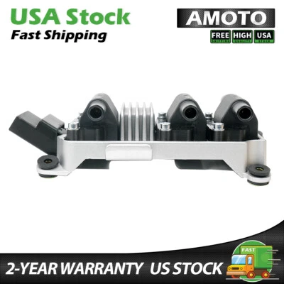 Ignition Coil For Audi A4 A6 VW Passat 1997-2005 1.8L 2.0L 2.8L V6 UF256 Foto 1 de 4