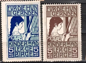 Sello póster ES7766: Ayuda a niños hambrientos - Austria - Imagen 1 de 1