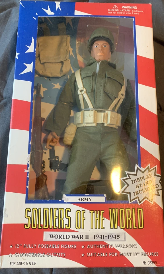 1996 SOTW Soldiers of The World War II 2 Army Trooper 98390 Kmart