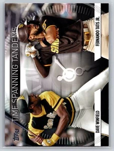 2023 Topps Update #TS-13 Fernando Tatis Jr. Dave Winfield Time Spanning Tandems - Picture 1 of 2