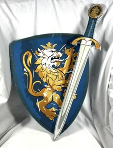 2005 VISIODAN LION TOUCH MEDIEVAL FOAM SWORD & SHIELD DK-2900 - Picture 1 of 12
