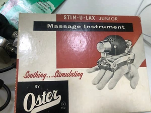 Vintage Oster Hand Massager Stim-U-Lax Junior Pain Relief TESTED Jr - Picture 1 of 7