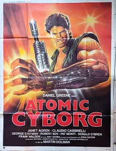 Poster Cinema Film Atomic Cyborg Daniel Greene 1986 - 120 X 160 CM - Picture 1 of 1