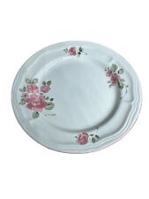 Roseland Gibson Housewares Plate 7 1/2 inches Pink Roses Discontinued