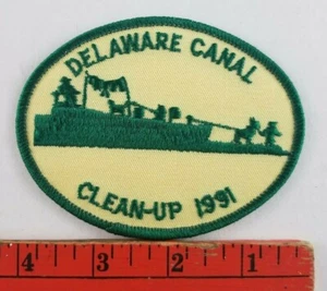 Parche de limpieza del canal de Delaware 1991 vintage - Imagen 1 de 2