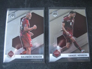 LOTE DE 2 CARTAS VENEZUELA 2021-22 Mosaic Road to the FIFA WC Qatar HERRERA/RONDON - Imagen 1 de 2