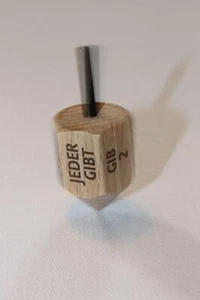 Kreisel Nimm-Gib-Kreisel Höhe 3,5cm NEU für Holzkreisel Brummkreisel - Bild 1 von 1