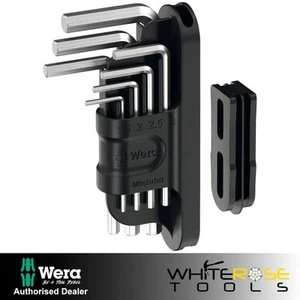 Wera Hex Key Set 7 Pieces 1.5-6mm Tool Check Modular L-Keys Hex-Plus 1 Allen - Picture 1 of 7