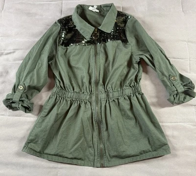 Mini vestido verde de lentejuelas negro con cremallera de longitud completa para mujer talla L Foto 1 de 4