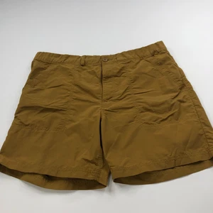 REI RipStop Large (Fit 38In) Outdoor Hiking Trek Trail Nylon 7" Shorts Brown - Picture 1 of 8