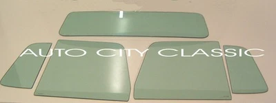 Dodge Truck Glass 1955-64 Pickup 1957-70 cabine baixa porta de ventilação dianteira traseira verde - Imagem 1 de 4