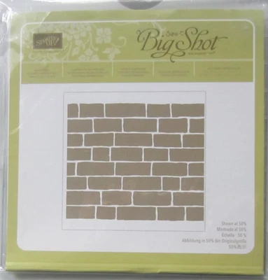 STAMPIN' UP Prägeschablone /  Embossing folder --- Mauerwand - Bild 1 von 2