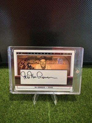 2002 Upper Deck SP Legendary Cuts Hal Newhouser Tigers HOF (AU) Hand Numbered - Image 1 of 2