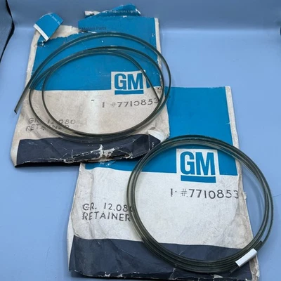 GM Chevy Buick Pontiac Olds 1967-1970 Cadillac retenedores superiores de vinilo 7710853 nuevo de stock Foto 1 de 3