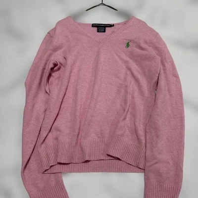 Suéter de Cachemira POLO RALPH LAUREN M Poni Rosa Talla M Foto 1 de 4
