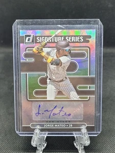 Mateo, Jorge - 2021 Donruss - Signature Series - Autograph  - Picture 1 of 2
