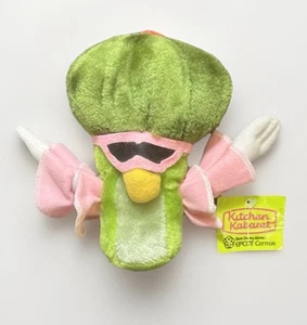 Vintage EPCOT Küchenkabarett Mr. Brokkoli Plüsch mit Etikett 1982 Disney World - Bild 1 von 5