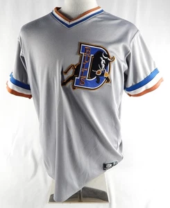 2022-24 Durham Bulls #50 Game Used Grey Jersey Name Plate Removed 44 565 - Bild 1 von 9