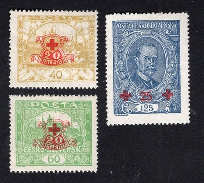 Estampillas de Checoslovaquia 1920 (juego) Mi#- MH Foto 1 de 2