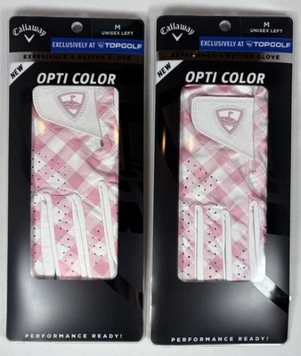 2 Callaway Opti Performance Unisex M Left Glove Retail $20.99 Each Brand New - Image 1 of 3