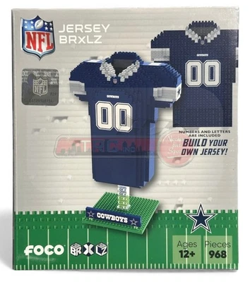 Juego de bloques de construcción 3D camiseta de los Dallas Cowboys NFL BRXLZ Foto 1 de 4