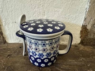 Tea Infuser Handmade Polish pottery Boleslawiec - Image 1 of 4
