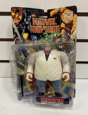 ToyBiz Marvel Universe 1997 Kingpin NIP Comics Action Figure New In Box Crushed - Image 1 of 4