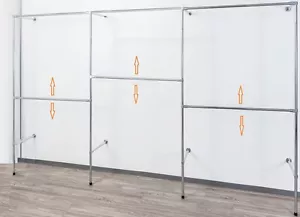 begehbarer Kleiderschrank Wandregal Kleiderkammer Kleiderstange Garderobe W14 - Bild 1 von 8
