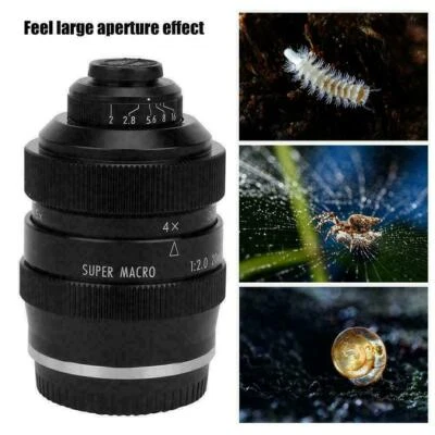 Zhongyi Mitakon 20mm f/2 4.5X Super Macro Lens for DSLR Micro 4/3 M43 mount  - Image 1 of 4