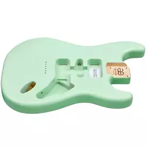 AE Guitars® S-Style Paulownia Replacement Guitar Body Seafoam Green - Picture 1 of 5