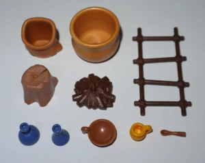Playmobil Lot 10 Accessoire Asterix Grosse Marmite Vaisselle Souche Echelle.. - Picture 1 of 1