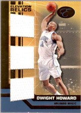 Dwight Howard Card 2007-08 Bowman Elevation Relics Triple Blue #DH 