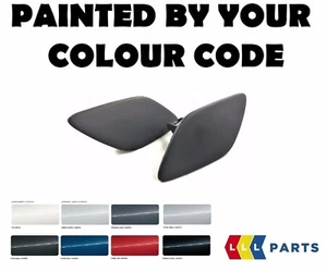 NEW BMW E92 E93 FRONT HEADLIGHT WASHER COVERS PAIR PAINTED BY YOUR COLOUR CODE - Picture 1 of 8