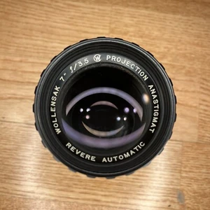 Vintage Wollensak 7" f/3.5 Projection Anastigmat Revere Automatic Lens - Picture 1 of 10