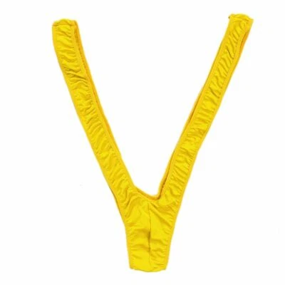 Borat Mankini Costume Green Swimsuit Mens Swimwear Thong Bikini Mankini Beach⇓ - Image 1 of 4