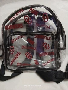 PINK Victoria’s Secret Collegiate Clear Micro Backpack Oklahoma Sooners - OU - Bild 1 von 7