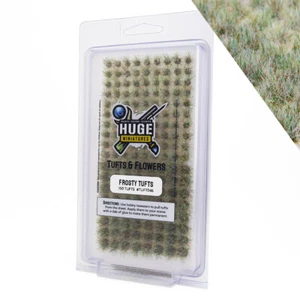Huge Miniatures Grass Tufts, Frosty Basing Huge Minis – 150 Self-Adhesive Tufts - Picture 1 of 5