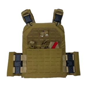 NcSTAR Quick Release Laser Cut Plate Carrier Size 2XL+ Fits 11"x14" Plates Tan - Picture 1 of 3